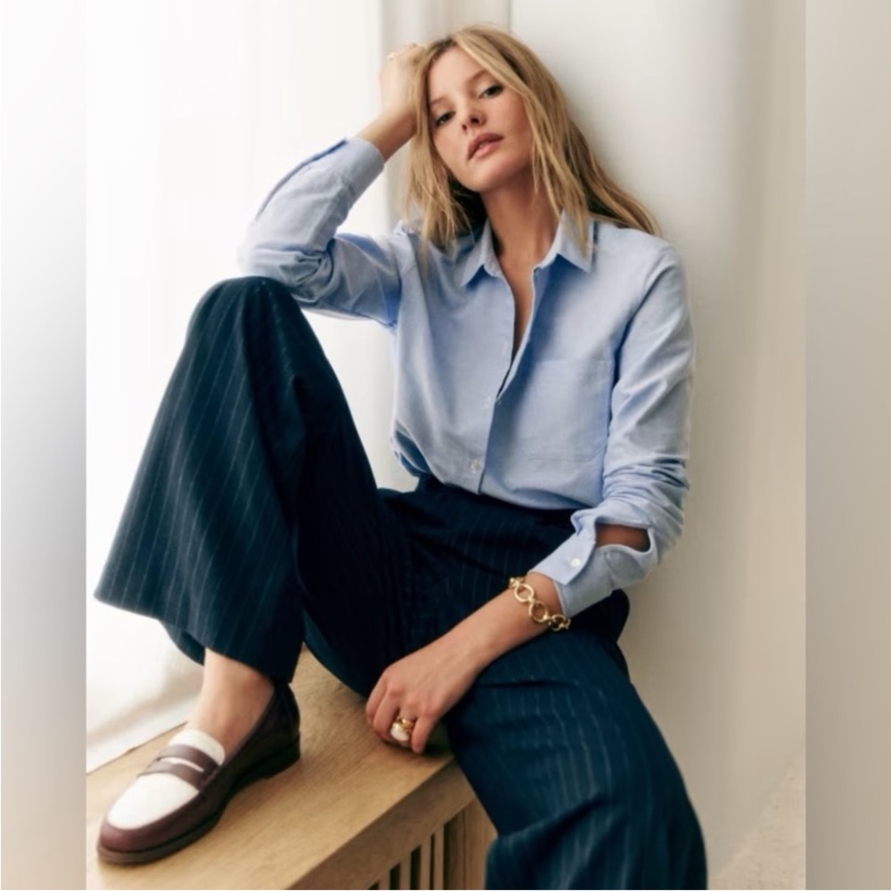 Sezane Tomboy. Blue. Medium